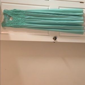 Bridesmaid dress green